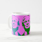 Mug Atout 2020 de vote d'art de bruit de Donald Trump (Devant gauche)