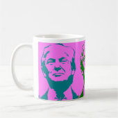 Mug Atout 2020 de vote d'art de bruit de Donald Trump (Gauche)