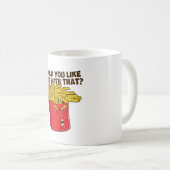 Mug Atout drôle de fritures d'atout (Devant droit)