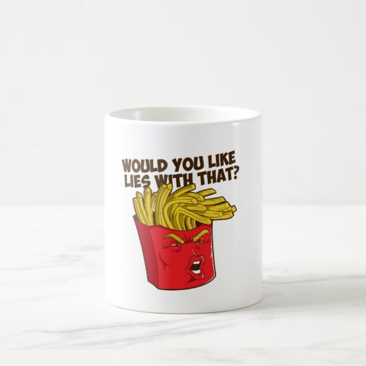 Mug Atout drôle de fritures d'atout (Centre)