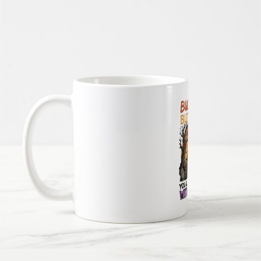 Mug Attachez-vous Papillon Sorcière Interrupteur Hallo (Gauche)