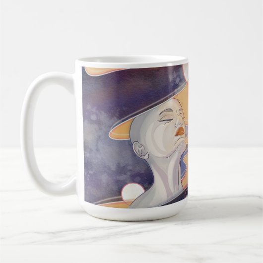 Mug Attaque à la nébuleuse et collier galactique à per (Gauche)