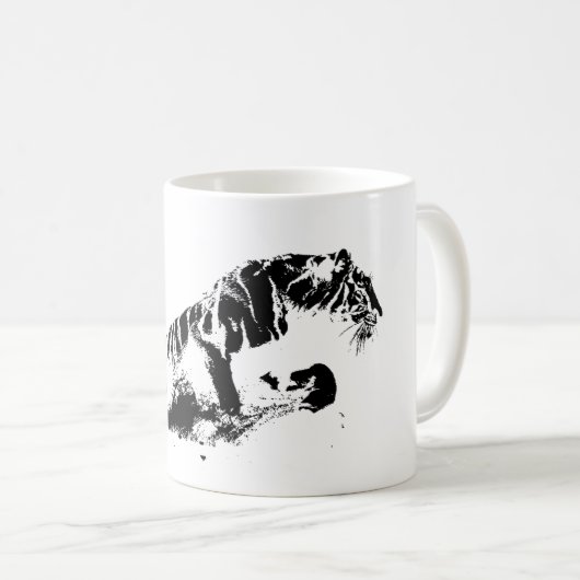 Mug Attaque au tigre (Devant droit)
