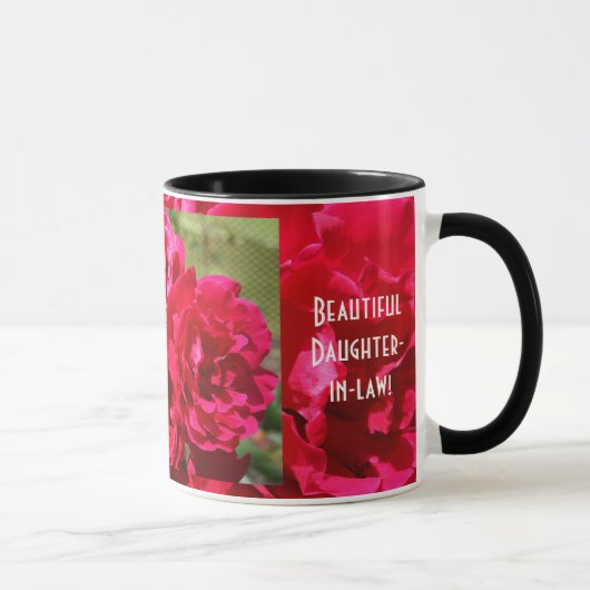 Mug Attaque bonnes fêtes ma belle belle-fille (Droite)