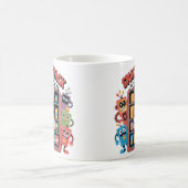 Mug Attaque de Gourmandise Mode Survie Zèbre Drôle (Centre)