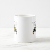 Mug Attaque de guépe jaune en colère (Centre)
