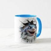 Mug Attaque de requin (Devant droit)