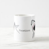 Mug Attaque de requins avec votre nom (Centre)