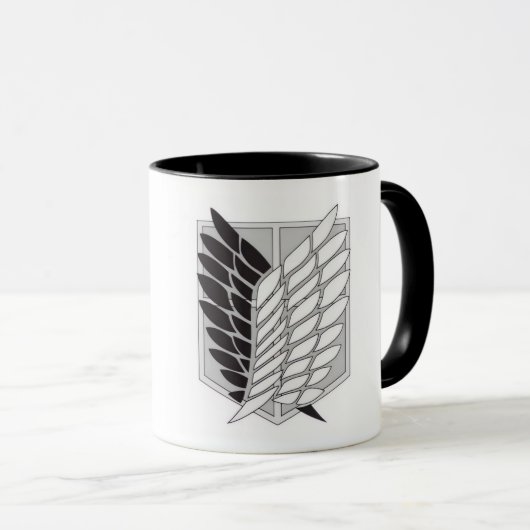 Mug Attaque des Titans Brigade d'exploration Ailes de  (Devant droit)