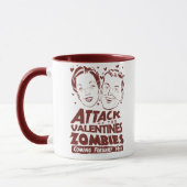 Mug Attaque des zombis de Valentines (Gauche)