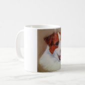 Mug Attaquez avec une image d'un Jack Russell Terrier (Devant gauche)