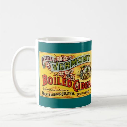 MUG ATTAQUEZ L'ÉTIQUETTE DE CIDRE BOUILLI PAR VT DU (Gauche)