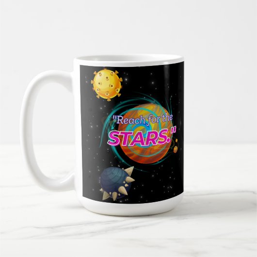 MUG ATTEIGNEZ LES ÉTOILES (Gauche)