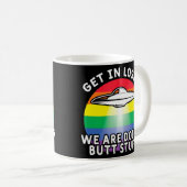 Mug Atteindre Loser Faisait Butt Stuff Rainbow Flag G (Devant droit)