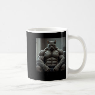 Mug Attendez le chat goûté Drôle de chats Mème hommes