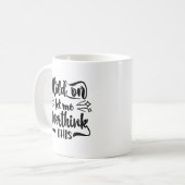 Mug Attendez-Moi, Laissez-Moi Surpenser À Cette Musiqu (Devant gauche)