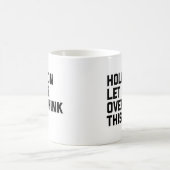 Mug Attendez, Pensez À Cette Citation (Blanc) Amusante (Centre)