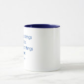 Mug Attendez-vous à de grandes choses (Centre)