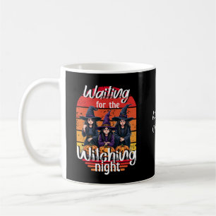 Mug Attente de la soirée sorcière, soirée sorcière Éff