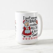 Mug Attente de Mme le père noël Père Noël (Devant droit)