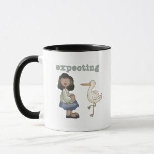 Mug Attente - Une mère afro-américaine va être et se m