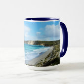 Mug Attentes sur la plage, (Devant droit)