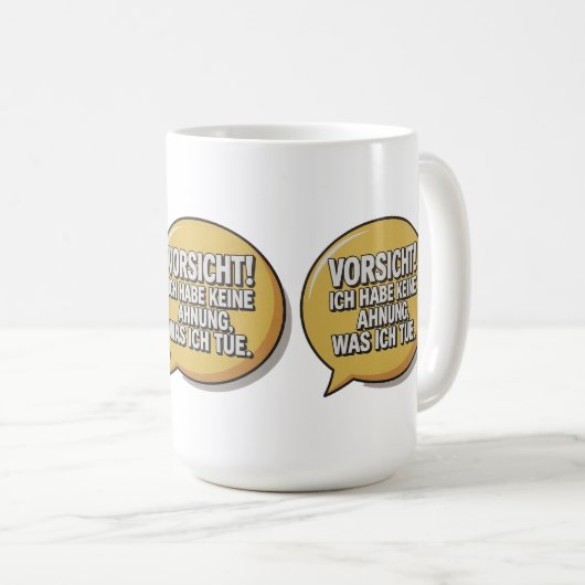 Mug Attention (Devant droit)