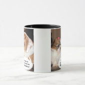 Mug Attention anglaise de bouledogue ! (Centre)
