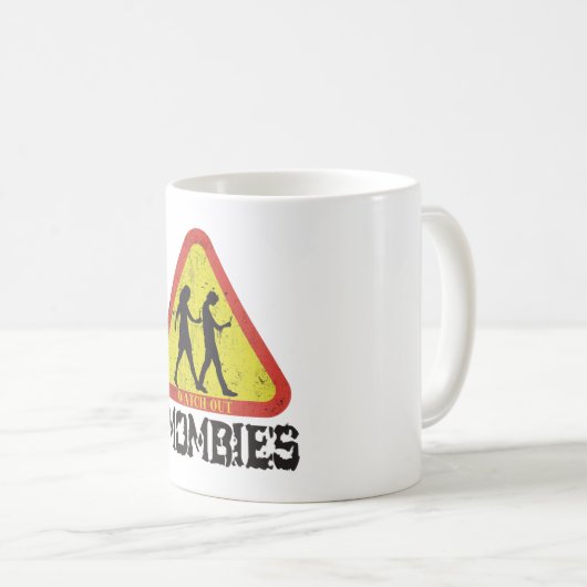 Mug Attention aux mombies (Devant droit)