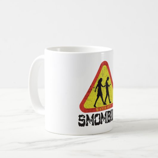 Mug Attention aux mombies (Devant gauche)