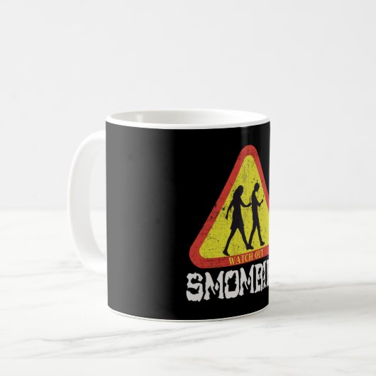 Mug Attention aux mombies (Devant gauche)