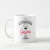 Mug Attention ce garcon est le roi du barbecue (Gauche)