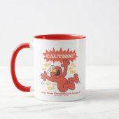 Mug Attention Elmo qui rit à l'approche (Gauche)