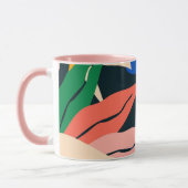 Mug Attention Getter motif abstrait (Gauche)