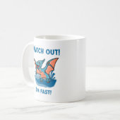 Mug Attention ! Je suis rapide ! (Devant gauche)