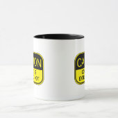 Mug Attention Le Contenu Est Extrêmement Chaud Café Mu (Centre)