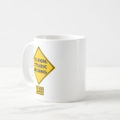 Mug Attention : Lecture dyslexique (Devant gauche)