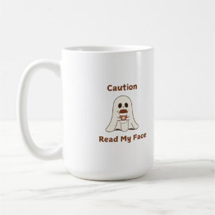 Mug Attention Lire mon visage sur un