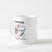 Mug Attention! Neurotransmetteurs défectueux à l'intér (Devant gauche)