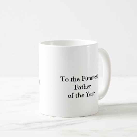 Mug Attention! Papa Blagues Chargement" - Fun & Bold C (Devant droit)