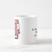 Mug Attention! Papa Blagues Chargement" - Fun & Bold C (Centre)