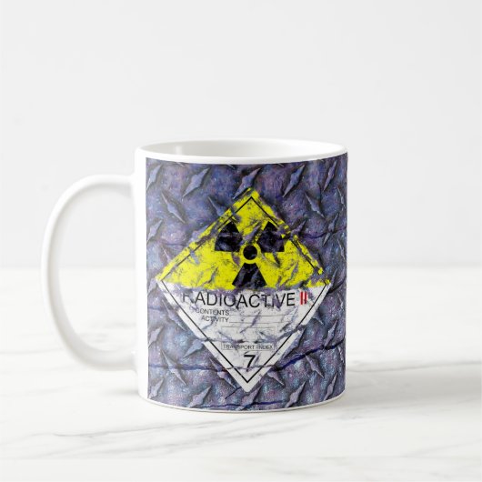 Mug Attention! Signes Cat.2 Radioactifs corrompus - (Gauche)