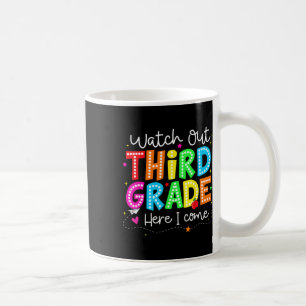 Mug Attention troisième année me voilà Retour à l'écol