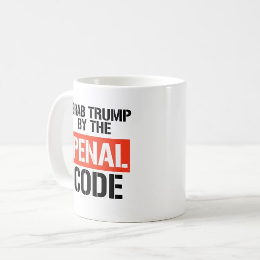 Mug Attirer Trump par le Code pénal (Devant gauche)