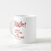 Mug Attitude (Devant gauche)