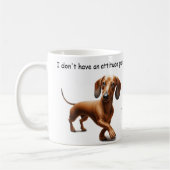Mug Attitude de teckel (Gauche)