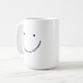 Mug Attitude Fait la Différence Visage Souriant Positi (Devant gauche)