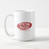 Mug Attracting Positives Good Luck Only Typography Des (Gauche)