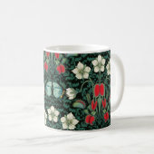 Mug Attrape-mouche de Vénus et papillon bleu (Devant droit)