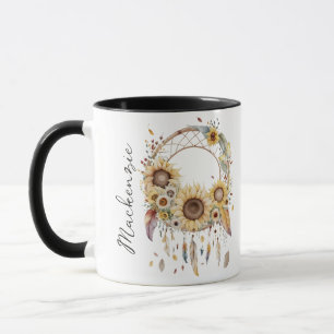 Mug Attrape-rêve Bohème Aquarelle